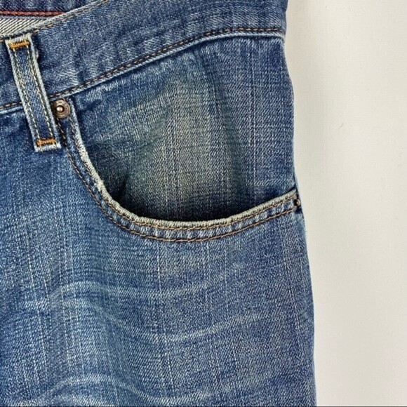 Levis 505 Jeans Mens Size 33x30 Regular Fit Denim Pants Pockets Straight Leg - Picture 6 of 12